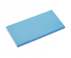 Serapool 21221 Противоскользящая плитка с буртиком с сетчатой поверхностью Light Blue 12,5х25