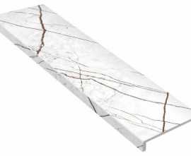 Idalgo Stage Lux Granite SANDRA White / Ступень Lux Гранит Сандра Белый LLR 1200x320
