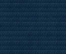 Керамогранит Ragno Marazzi R9RF Struttura Foglia Blu 3D 15x15