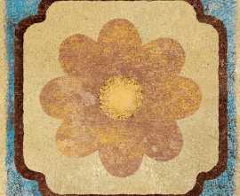 Декоративная вставка Ragno Marazzi R03T Epoca Decoro Cabochon Ocra 7x7