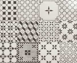 Декор Ragno Marazzi R6MS Bianco Antico Decoro Mix 20*20 (Mix12 без подбора)