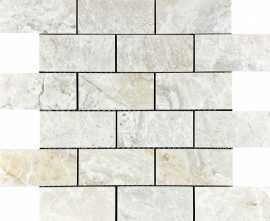 Декор Velsaa Mosaic Lumix White Brick Bone 346x297