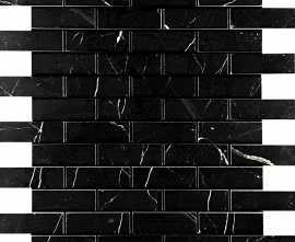 Декор Velsaa Mosaic Estrada Nero Brick bone 32.1x29.9