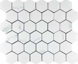 Декор Velsaa Mosaic Calacata Lite 48 Hexagone 30.9x32.2