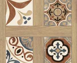 Декор Cersanit FL4R452 Florence пэчворк многоцветный 42x42