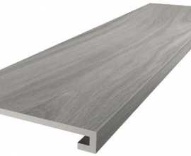 Ступень Kerama Marazzi SG518720R/GCF Монтиони серый матовый обрезной 33x119,5