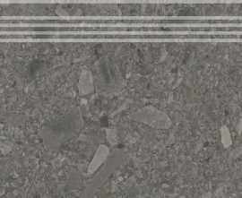 Kerama Marazzi DD606220R/GR Ступень Чеппо ди Гре антрацит матовый обрезной 30x60x0,9