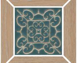 Kerama Marazzi ID153 Вставка Тровазо наборный бежевый матовый 13x13x0,9