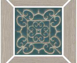 Kerama Marazzi ID152 Вставка Тровазо наборный серый матовый 13x13x0,9