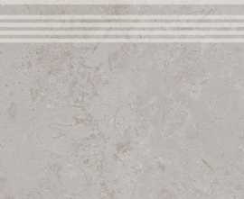 Kerama Marazzi DD205220R/GR Ступень Про Лаймстоун серый натуральный обрезной 60х30
