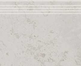 Kerama Marazzi DD205300R/GR Ступень Про Лаймстоун серый светлый натуральный обрезной R10 60х30