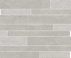 Декор Kerama Marazzi SBM009/SG458320 Ламелла серый светлый мозаичный 50,2x25x8,5