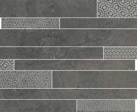 Декор Kerama Marazzi SBM011/SG458520 Ламелла серый темный мозаичный 50,2x25x8,5