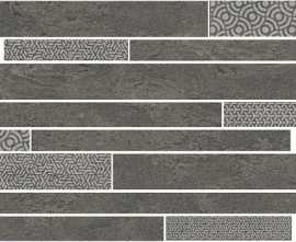 Декор Kerama Marazzi SBM011/SG4585 Ламелла серый темный мозаичный 50.2*25