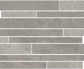 Декор Kerama Marazzi SBM010/SG4584 Ламелла серый мозаичный 50.2*25