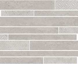 Декор Kerama Marazzi SBM009/SG4583 Ламелла серый светлый мозаичный 50.2*25