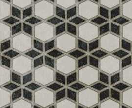 Kerama Marazzi VT/A297/SG1544N Декор Фреджио 4 черно-белый 20x20x8