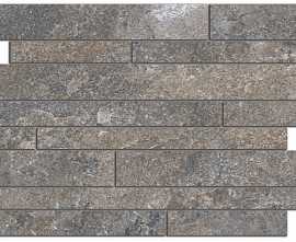 Бордюр Kerama Marazzi SG188/004 Тревизо серый мозаичный 50,2х25