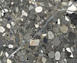 Керамогранит PrimaVera CR106 Arseno Nero carving 600х600х9