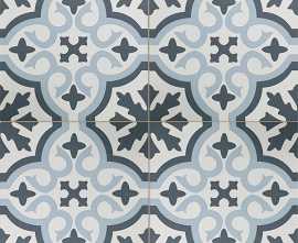 Керамогранит Etili Seramik DY44VN0041 VENICE Sky Blue Black Pre-cut 45x45