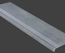 Idalgo Stage Lux Granite Stone OXIDO Grey Light / Ступень Lux Гранит Стоун ОКСИДО Светло-Серый LLR 1200x320