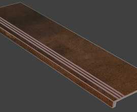 Idalgo Stage Lux Granite Stone OXIDO Brown / Ступень Lux Гранит Стоун ОКСИДО Коричневый LLR 1200x320