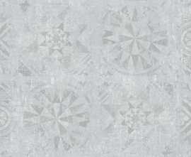 Idalgo Granite Stone CEMENT Decor Light Grey / Гранит Стоун ЦЕМЕНТ Декор Светло-серый SR 120x60