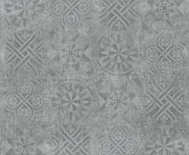 Idalgo Granite Stone CEMENT Decor Grey Dark / Гранит Стоун ЦЕМЕНТ Декор Темно-серый SR 120x120