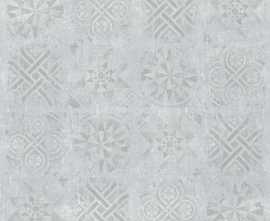Idalgo Granite Stone CEMENT Decor Light Grey / Гранит Стоун ЦЕМЕНТ Декор Светло-серый SR 120x120