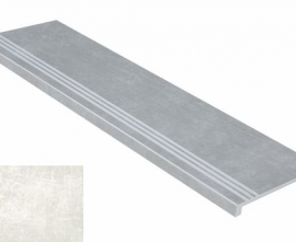 Idalgo Stage Lux Granite Stone CEMENT White / Ступень Lux Гранит Стоун ЦЕМЕНТ Белый ASR 120x32