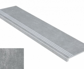 Idalgo Stage Lux Granite Stone CEMENT Grey Dark / Ступень Lux Гранит Стоун ЦЕМЕНТ Темно-серый ASR 120x32