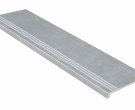 Idalgo Stage Lux Granite Stone CEMENT Light Grey / Ступень Lux Гранит Стоун ЦЕМЕНТ Светло-серый ASR 120x32