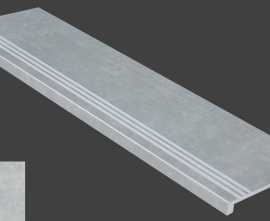 Idalgo Stage Lux Granite Stone CEMENT Light Grey / Ступень Lux Гранит Стоун ЦЕМЕНТ Светло-серый SR 1200x320