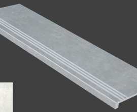 Idalgo Stage Lux Granite Stone CEMENT White / Ступень Lux Гранит Стоун ЦЕМЕНТ Белый SR 1200x320