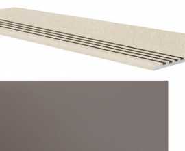 Idalgo Stage Decor Steel / Ступень ДЕКОР Сталь MR насечки 120х30