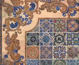 Декор Cifre Ang. Roseton IBERIA 33*33