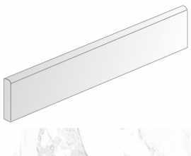 Плинтус VIVES Titan Rodapie Semele Blanco 9.4x60