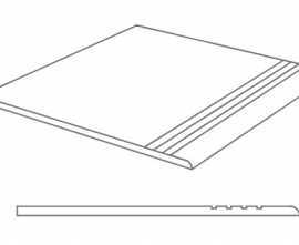 Ступень VIVES Peldano Ruhr-R Blanco 44.3x89.3