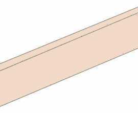 Плинтус VIVES Rodapie Fremont Natural 9.4x59.3