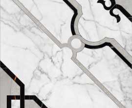 Декор Kerranova K-1000/MR/d01 MARBLE TREND CARRARA D01-CUT MR 60х60