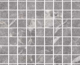 Мозаика Kerranova K-1006/MR/m01 Marble Trend Silver River 30х30