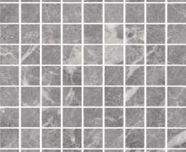 Мозаика Kerranova K-1006/MR/m10 Marble Trend Silver River 24x24