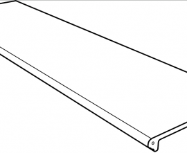 Gres de Aragon Ступень фронтальная Rodeno Round. Smooth Nogal 33x120