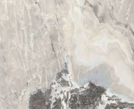 Керамогранит Casa Dolce Casa 766001 Onyx&More Silver Blend Glossy Ret 6mm 160x160