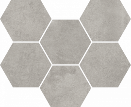 Coliseumgres 620110000173 Экспо Грэй Мозаика Гексагон 25x29