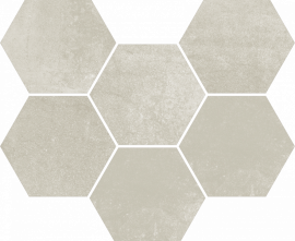 Coliseumgres 620110000172 Экспо Уайт Мозаика Гексагон 25x29