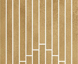 Coliseumgres 620110000175 Линате Голден Мозаика Стрип 53.3x17.7