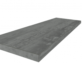Coliseumgres 620070001847 Турин Блэк Ступень Угловая Левая 33x90