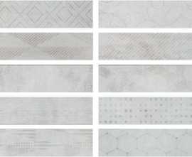 Керамогранит Serenissima Cir 1047178 DOCKLANDS FREEPORT WHITEWALL (10 soggettu mix) 8,6x35