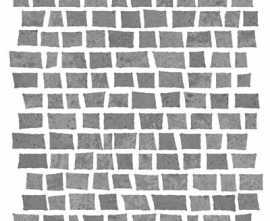 Декор Serenissima Cir 1062375 Mosaico Costruire Random Metallo Titanio 30х30